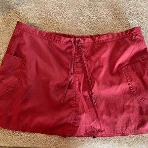 Red Patagonia skort